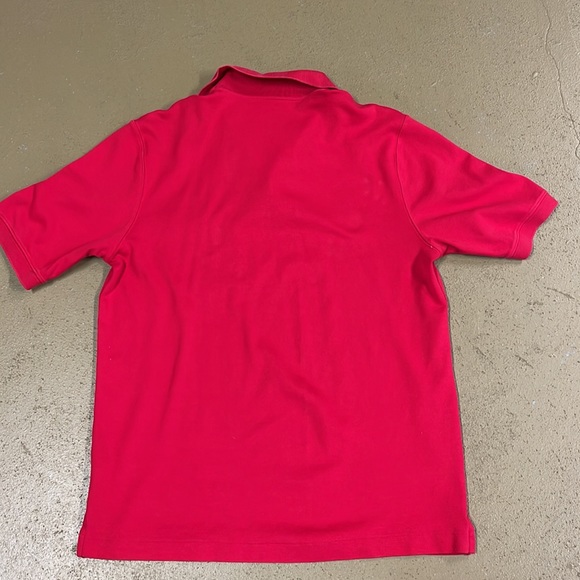 Lands’ End Men’s Red Polo Shirt Size Medium - Picture 3 of 6